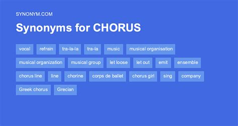 antonyms of chorus